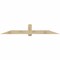 Ekena Millwork Eugene Rough Sawn Timber Gable Bracket, Douglas Fir, 96"W x 16"H x 4"D x 6"F, 4/12 Pitch GBW096X16X0406EUG00RDF - alternate 1